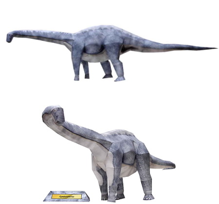 Апатозавр - большой, травоядный динозавр